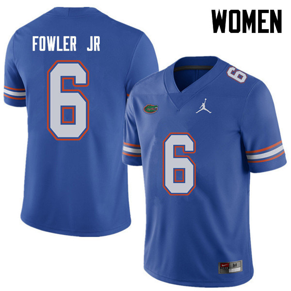 Jordan Brand Women #6 Dante Fowler Jr. Florida Gators College Football Jerseys Sale-Royal